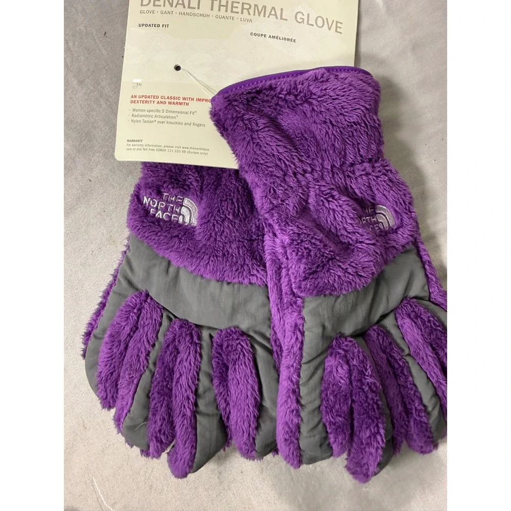 The North Face Denali Thermal Gloves Gravity Purple Women Medium AVDRJCO-M